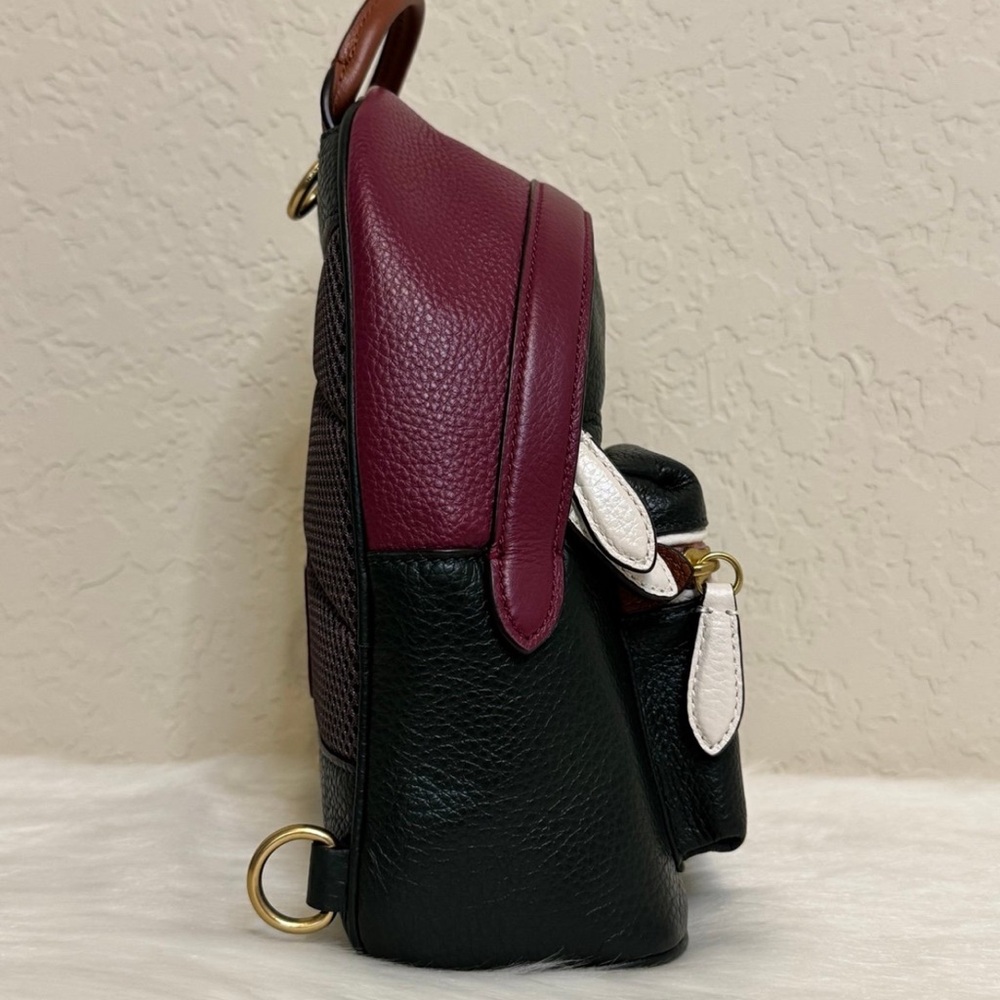 Coach Charter Backpack 18 In Colorblock - Picture 6 of 12